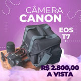  Canon Eos Rebel T7 Dslr Cor  Preto