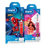 Kit Cepillos Oral-b Vitality Spider Man + Disney Princess