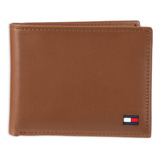 Cartera Tommy Hilfiger, Delgada, Elegante, Casual, De Cuero