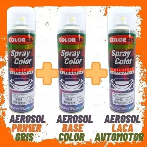 Pinturaa Retoques Aerosol Blanco Oxford Ford + Primer + Laca