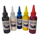 Pack 5 Tintas Dtf Impresion Dtf 100 Ml