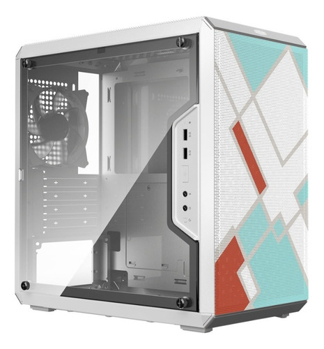 Gabinete Cooler Master Masterbox Q300l Edicion Retro Usb 3.0 Color Blanco