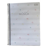 Caderno Espiral Univ. De Música Capa Dura 80 Folhas Tilibra