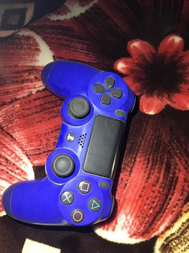 Control Para Ps4 Color Azul No Incluye Cargador
