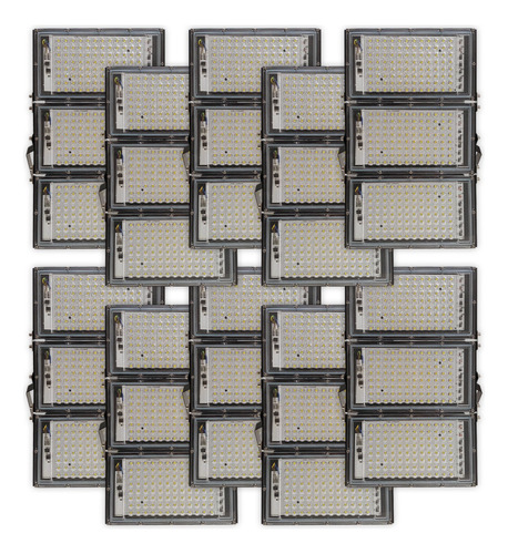 Pack X 10 Reflectores Proyector Led Metzie 300w Blanco Frío