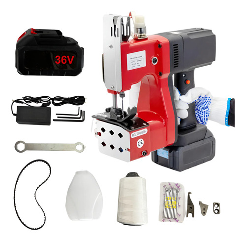 Maquina Coser Costales Sacos Inalambrica Gk9 Jukky Portatil