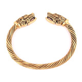 Brazalete Vikingo Ornamento En Bronce Macizo 35 Gr Art 1567