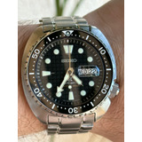 Relógio Seiko King Turtle Automático 4 Pulseiras Completo