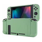 Carcasa Protectora Para Nintendo Switch Verde Matcha