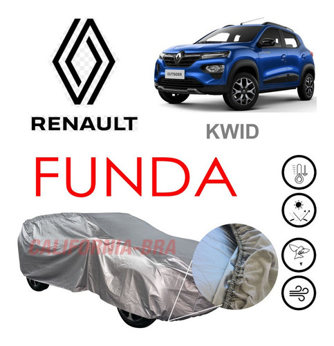 Funda Cubierta Lona Cubre Renault Kwid 2023