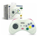 Controle Sega Saturn Retro-bit Sem Fio Branco Novo Faço 556