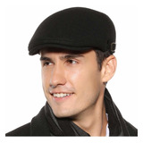 Sumolux Gorra De Boina De Invierno Para Hombre Newsboy, Negr