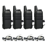 Retevis Rt22 Walkie Talkies Con Auricular, Radios Bidirecci.