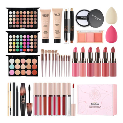 Kit Maquillaje Completo 134 Piezas Bablabear Labios Ojos Rostro Cejas Pestañas | Envío gratis