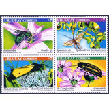 Insectos - Flores  - Uruguay - Serie Mint