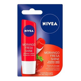 Protetor Labial Nivea Morango Shine 4,8g