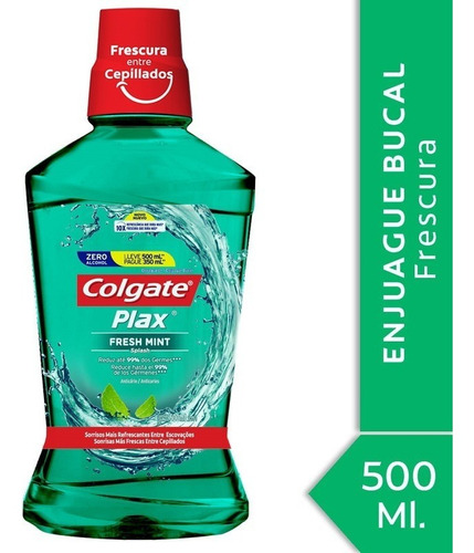 Enjuague Bucal Colgate Plax Fresh Mint 500ml