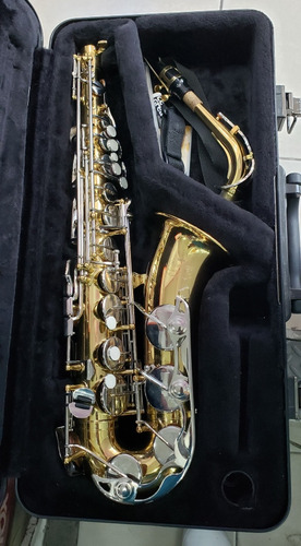 Saxofon Alto Yamaha Yas 200adii Advantage Dorado En Estuche