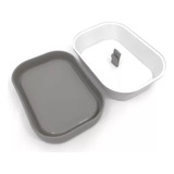 Jabonera Portatil Accesorio Baño Plastico Con Tapa