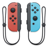 Joystick Nintendo Switch Joy-con Neón Rojo Neón Y Azul 