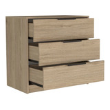 Comoda Kaia / 3 Cajones - Rovere / Blanco Marquez