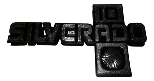 Emblema Silverado 10 Pick Up 86-89 Silverado. 3322 Foto 2