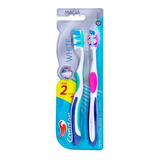 Escova De Dente Condor White Clean Kit 2 Un Macia Sortida