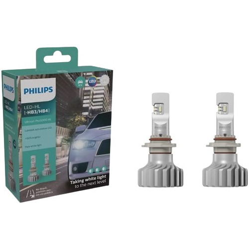 Lâmpada Farol Led Automotivos Ultinon Pro 5000 Philips 6200k