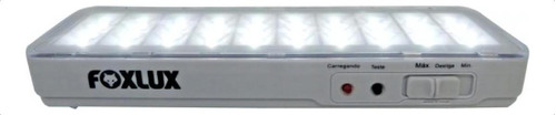 Luminaria Emergencia 30led Bivolt Foxlux 17.16