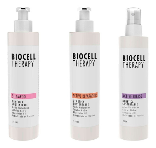 Kit Shampoo + Acondicionador Bifase Biocell Therapy Exiline