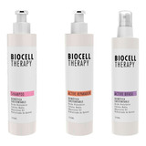 Shampoo + Reparador Active + Bifase Biocell Therapy Exiline