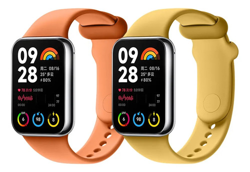 2 Correa Para Xiaomi Band 8 Pro Smart Band Silicone Repuesto