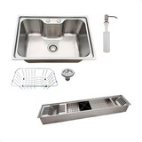 Cuba Gourmet Cozinha Inox 304 + Canal Organizador 5 Módulos