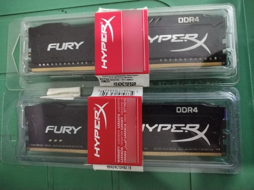 Memorias Hyperx 2666mhz 2x8gb