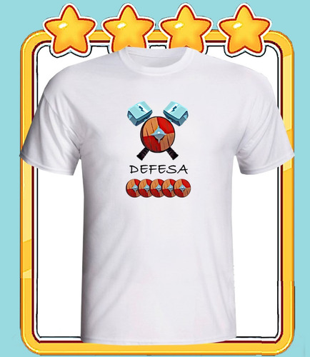 Camiseta Masculina (coin Master - Defesa)