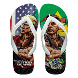 Chinelo Havaianas Personalizado Trump Vs Bolsonaro