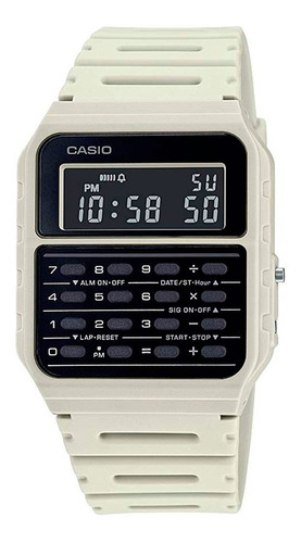 Reloj Casio Database Ca-53wf-8bcf Blanco Calculadora