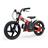 Bicicleta Electrica Recargable 24 V 16 PuLG Niños 2 Vel