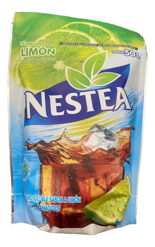 Nestea Te Negro En Polvo Sabor Limón 600 Gramos 60 Litros