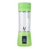 Mini Liquidificador Portátil Shake Take Cup Recarregavel Usb Cor Verde