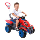 Quadriciclo Infantil Empurrador Maral Vermelho / Azul Spider