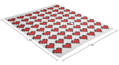Cobija Con Borrega Corazón 8bit 80s Nintendo Atari Nes Gamer
