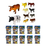 10 Kit Brinquedo Infantil Mini Fazendinha Atacado