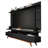 Rack Com Painel Para Sala Tv 65  - Preto - Mod.2030