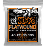 Encordado Ernie Ball Para Bajo Hybrid Flatwound 45-105