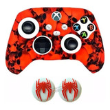 Funda Protector Control Xbox Series S X Spiderman + Gomas 01