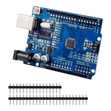 Tarjeta Uno R3 Atmega Smd Compatible Con Arduino + Cable Usb