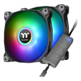 Thermaltake Pure Duo 120 Mm 16,8 Millones De Colores Rgb 5 V