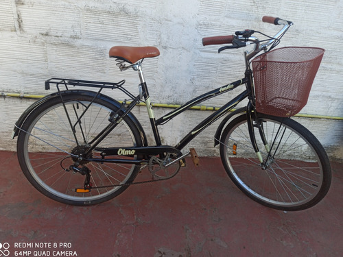 Bicicleta Amelie Olmo Negra Acople Rápido Este Vintage Canas