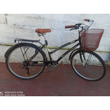 Bicicleta Amelie Olmo Negra Acople Rápido Este Vintage Canas